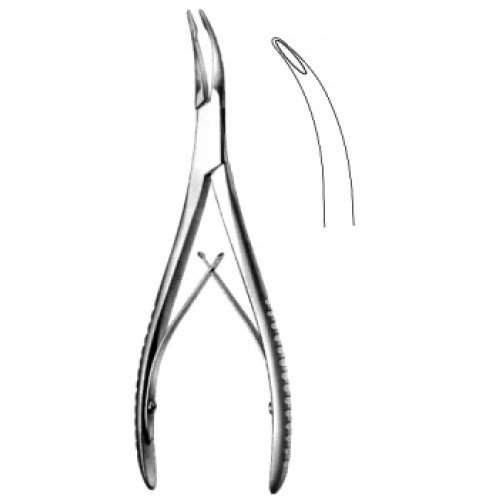 Stellbrink Bone Rongeur, slight Curved, 2mm,17.5cm