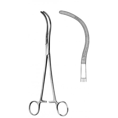 Stille Pedicle Clamp, Curved, 23cm