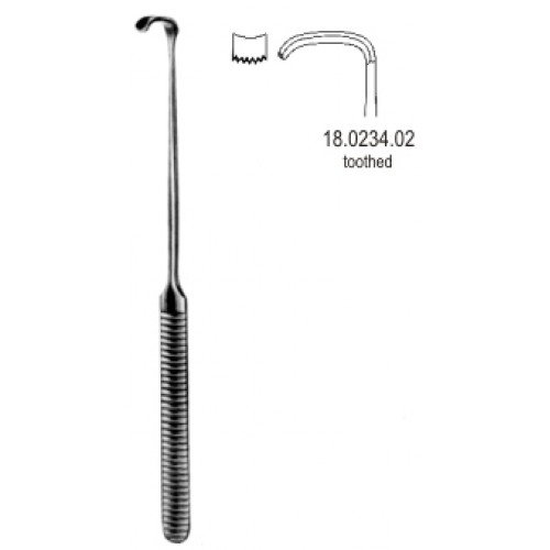 Strandell Stille Retractor 15x6mm, with Teeth, 19cm