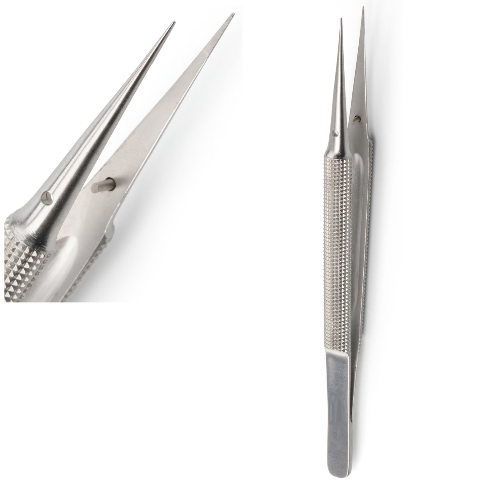 Suturing Micro/Fine Tying Forceps, Straight, 0.30mm Tip, 12cm