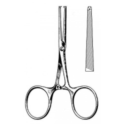 Terrier Hemostatic Forceps, 1×2 Teeth, 8.5cm