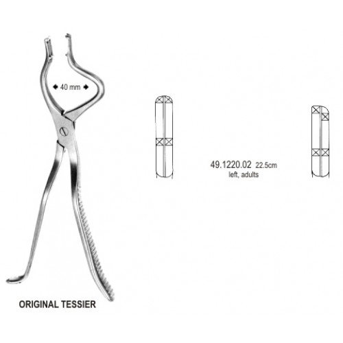 Tessier Disimpaction Forceps left 22.5cm