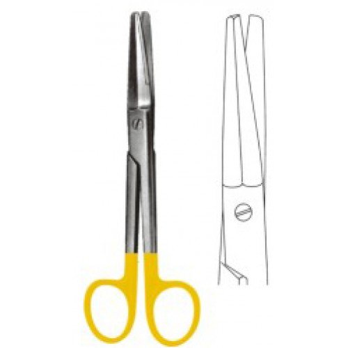 Tessier Dissecting Scissors Straight 16.5cm Tungsten Carbide