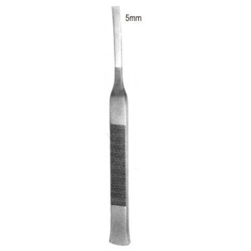 Tessier Osteotome Curved flat handle 5mm 16cm
