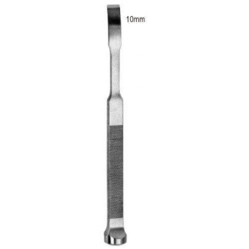 Tessier Ramus Chisel Curved Mush. hdle 10mm 18cm
