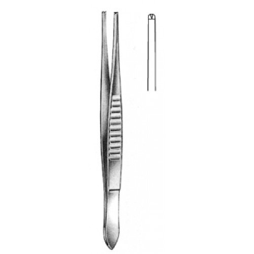 Tissue Forceps, USA model, 1×2 Teeth, 13cm