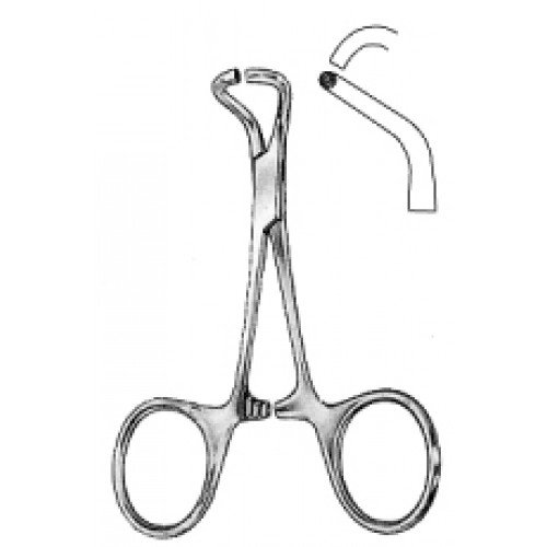 Tohoku Non-Perforating Towel Clamp, 10cm