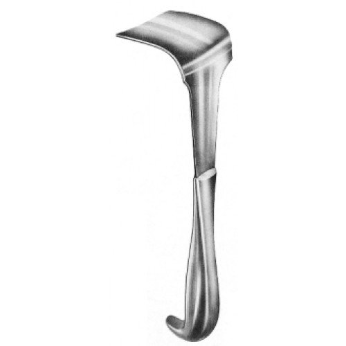 Tuffier Retractor with Hollow Handle, 64x60mm, 23cm