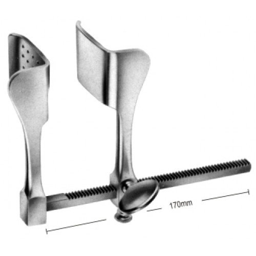 Tuffier Rib Spreaders Serrated blade 53x43x130mm