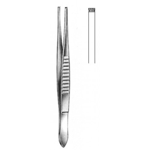 USA Model Tissue Forceps, 3×4 Teeth, 14cm