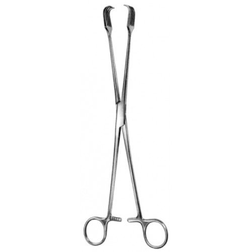 Uterine Tenaculum Forceps, 4×4 Prongs, 26cm