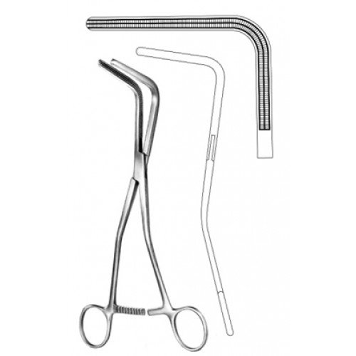 Veidenheimer Atraumatic Sigmoid Anastomosis Forceps, 23cm