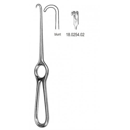 Volkmann Retractor, Blunt, 2 Prongs, 21.5cm