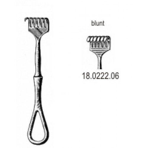 Volkmann Retractor, Blunt, 6 Prongs, 11.5cm
