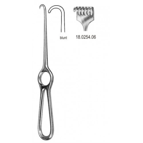 Volkmann Retractor, Blunt, 6 Prongs, 21.5cm