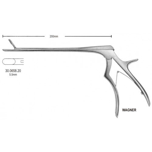 Wagner Laminectomy Rongeur Straight 4mm, 20cm