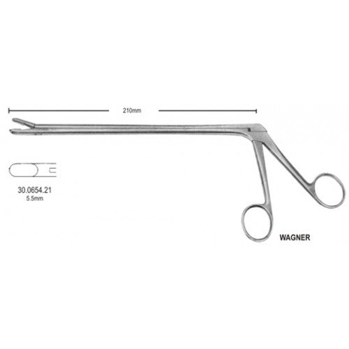 Wagner Laminectomy Rongeur Straight 5.5x10mm, 21cm