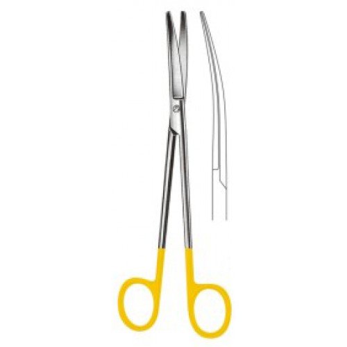 Wertheim Gynecological Scissors Curved 22.5cm Tungsten Carbide