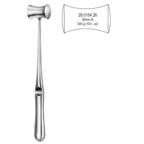 Williger B/Mallet Lead filled 300g, 26mm,24cm