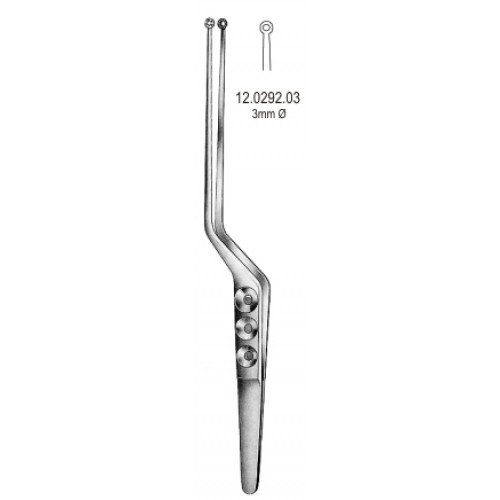 Yasargil Tumor Forceps spoon shaped jaw 3mm 22cm