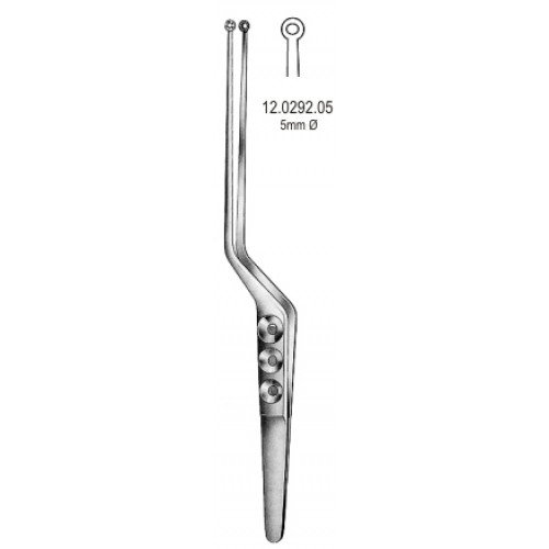 Yasargil Tumor Forceps spoon shaped jaw 5mm 22cm